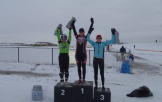 emily zinn win's saturday's snowy 'cross race