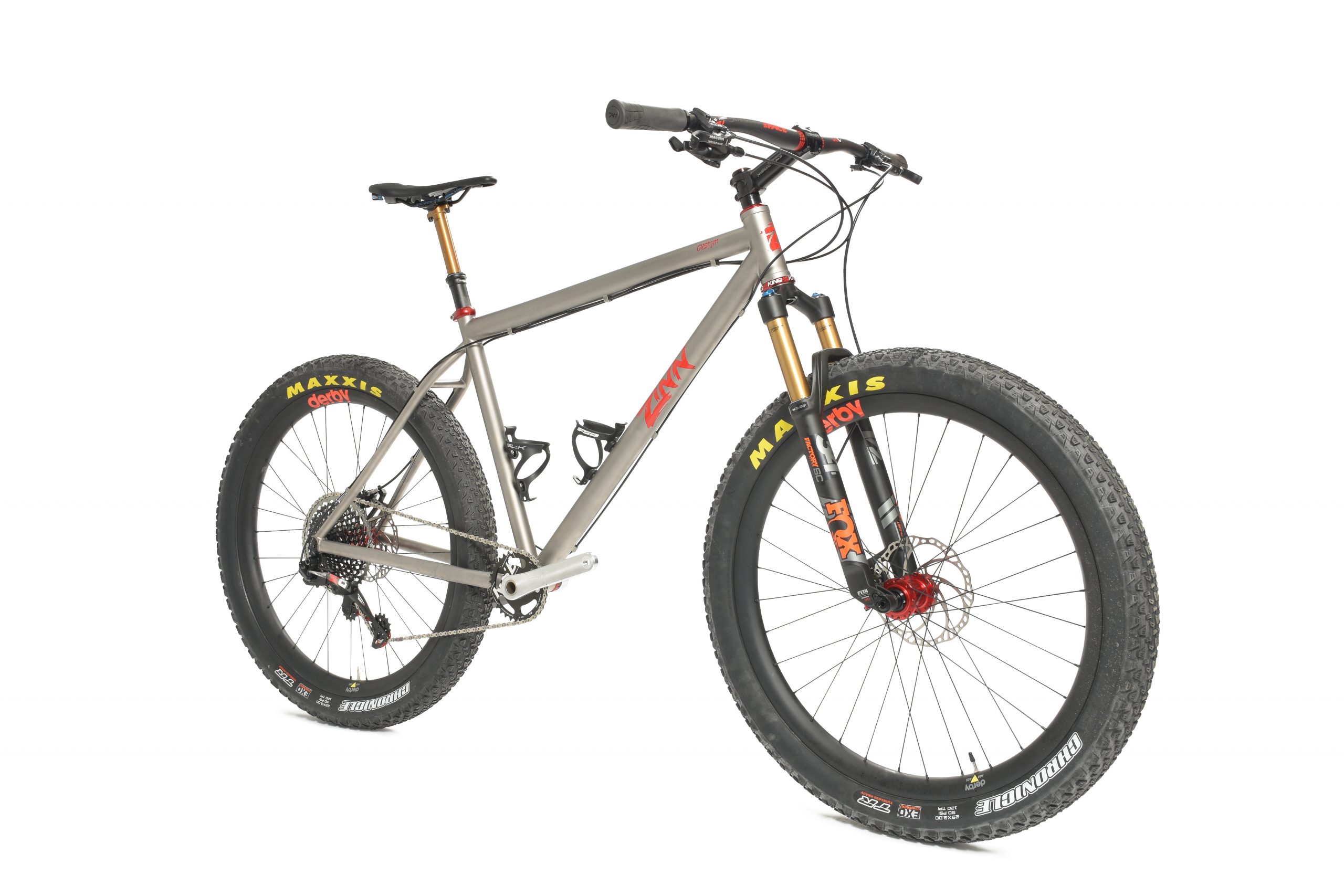 custom titanium mountain bike