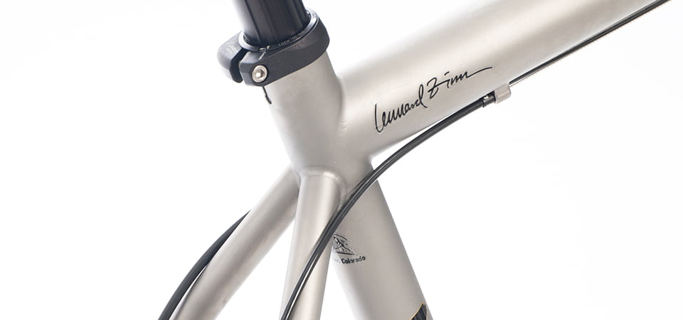 Titanium road bike online frameset