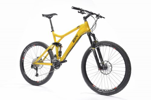 yellow mountain bike from Zinn