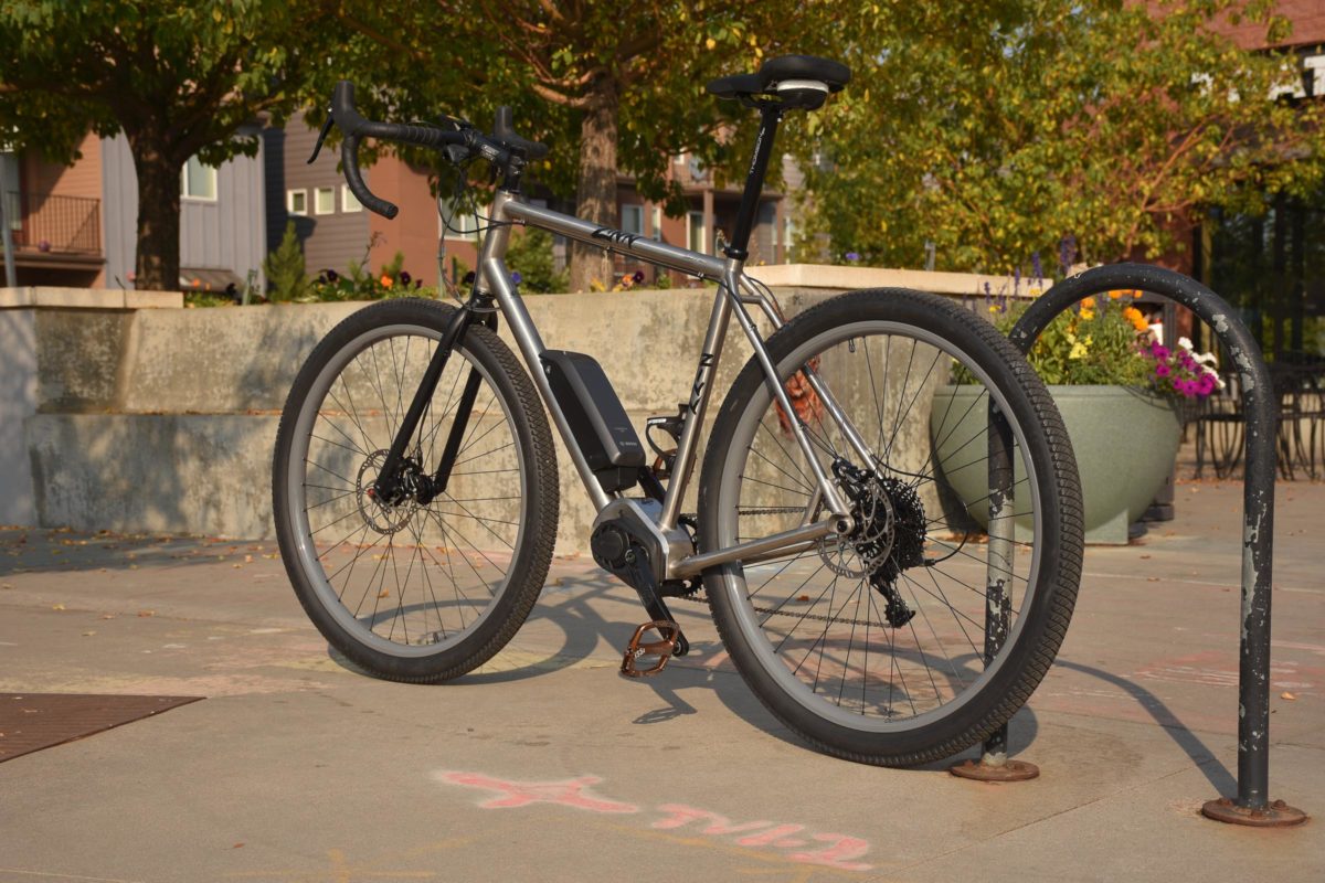 Zinn cycles custom ebike with 32” wheels
