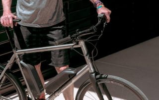 Man about to ride a Clydesdale ebike