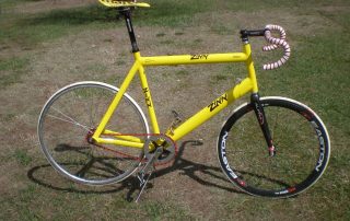 Custom Travel Bicycle Yellow Colour