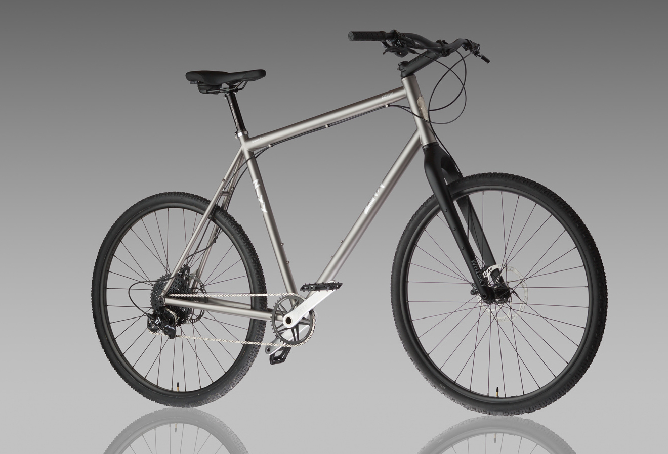 zinn custom bike with 750D wheels