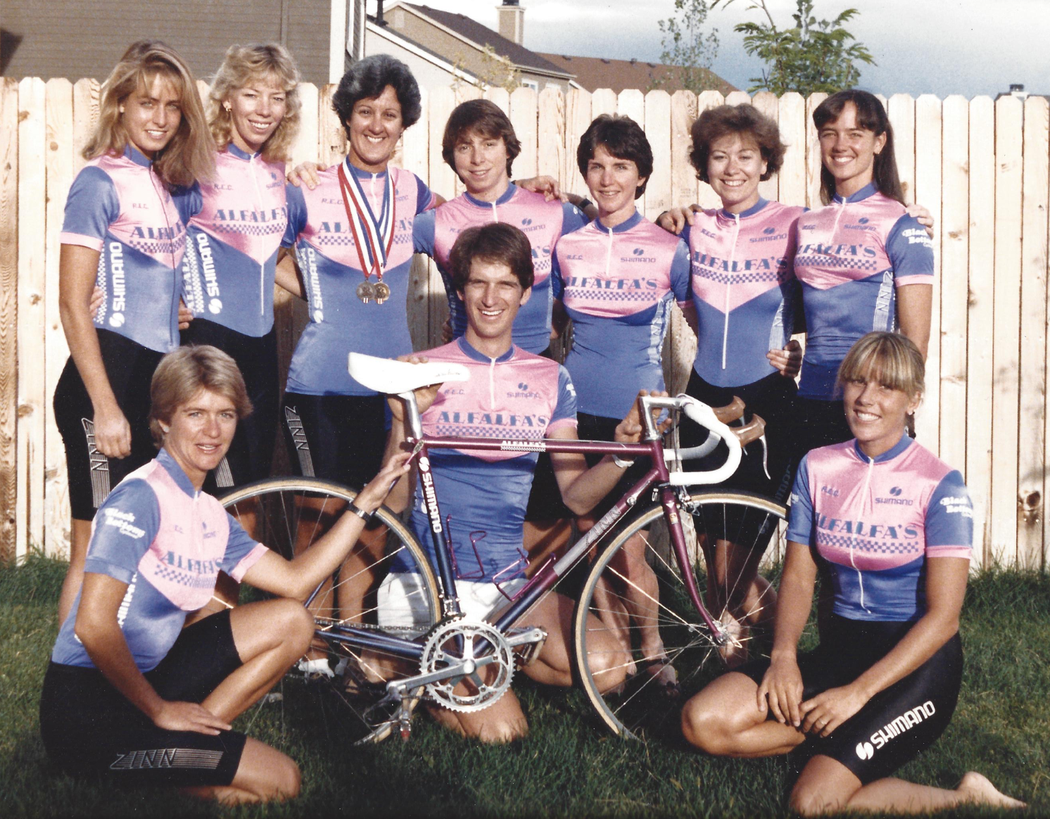 Lennard Zinn and the women’s racing team