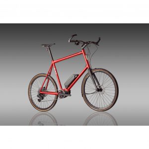 Custom titanium e-bike frame from Zinn Cycles.