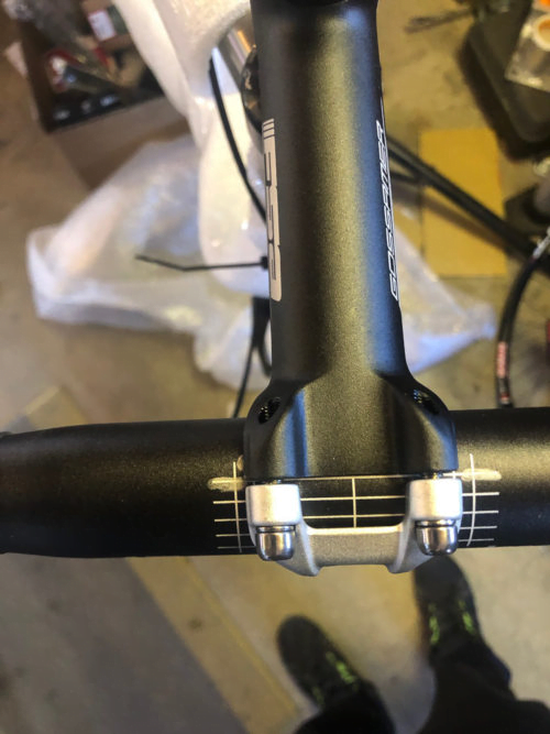 aligned stem clamp