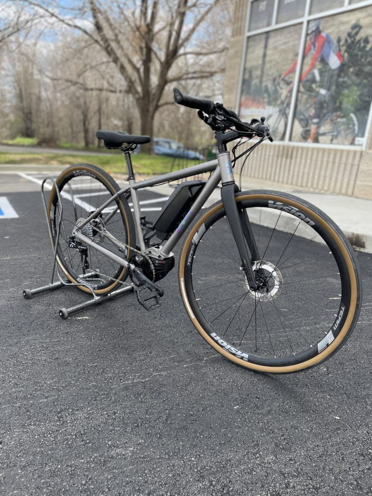 custom titanium ebike